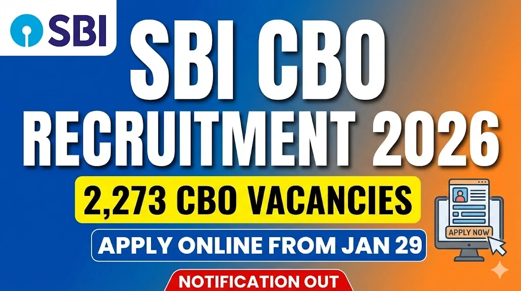SBI Bank CBO Recruitment 2026