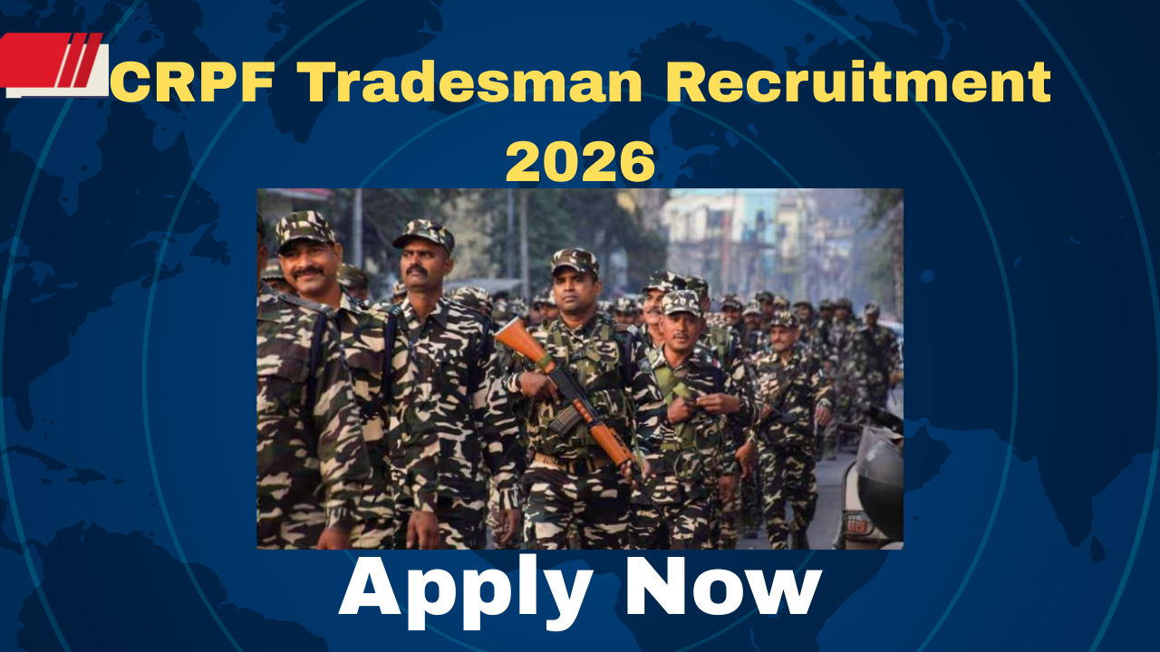 CRPF Tradesman Recruitment 2026